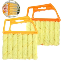 Vent Blinds Cleaner Cloth Brush Auto Air Conditioner Microfiber Air Conditioner Duster Electric Fan Cleaner Washable Tool