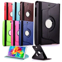 360 Rotation Coque for Samsung Galaxy Tab S 8.4 T700 T705 Case 360 Smart PU Leather Cover for Samsung T700 T705 Case Flip
