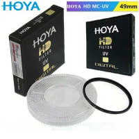 Original HOYA HD MC-UV 49mm Hardened Glass 8-layer Multi-Coated Digital UV Ultra Violet Filter for N