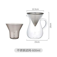 日本進口KINTO手沖咖啡壺套裝分享壺 金屬濾網滴濾壺濾杯咖啡器具平行進口