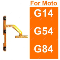 Power Volume Switch Key Button Flex Cable For Motorola Moto G14 G54 G84 On/Off Power Volume Flex Ribbon Replacement Repair Parts