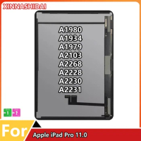 For Apple iPad Pro 11 1st 2018 2nd 2020 A1980 A1934 A1979 LCD Display Digitizer Sensors Assembly Panel LCD Display Replacement