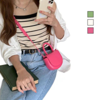 【MDMS】多種背法 馬鞍包 ins 百搭 簡約 高級感 OOTD 迷你 斜挎包 手提包 側背包 小廢包 小方包