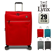 (買一贈二) Lynx 29吋 超輕量3.3KG 防潑水材質 飛機輪 商務布箱/行李箱 -4色 LX70