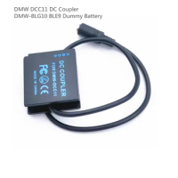DMW-BLG10 BLE9 Dummy Battery DMW DCC11 DC Coupler for PANASONIC Lumix FMARKII DMC GF3 GF5 GF6 GX5 GX7 GX85