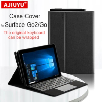 AJIUYU Case Cover For Microsft Surface Go 10 inch Can Hold Keyboard Leather protective for Surface Go 2 Go2 10.5" Tablet cases