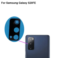 2PCS For Samsung Galaxy S20 FE Housing Rear Back Camera Glass Lens For Samsung Galaxy S20FE S 20FE Back camera glass SM-G7810
