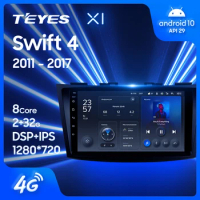 TEYES X1 For Suzuki Swift 4 2011 - 2017 Car Radio Multimedia Video Player Navigation GPS Android 10 No 2din 2 din dvd