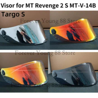 Helmet Visor for MT Revenge 2 S Targo S MT V 14B Lens Glass Shield Windshield Viewfinder Motorcycle Helmet Accessories Parts