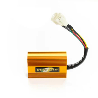 6Pin Gold Aluminium Box Scooter ATV CDI Modified Unlimited Speed DC Igniter For Motorcycle GY6 125-250CC