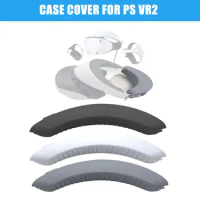 Silicone Protective Case Cover Dustproof For PlayStation VR2 VR Helmet Accessories VR Headset Host Back Cover Protector Washable