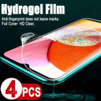 4PCS Soft Hydrogel Film For Samsung Galaxy A14 5G A54 A34 A24 4G Sansumg Galaxi A 14 24 54 33 5 4 G Screen Protector Protection