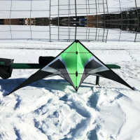 Freilein Dual Line Acrobatic Kite Creator Ⅲ 2.18m Stunt Kite (Set : Kite Wrist Strap + 2 x 30m x 150lb Flying Lines + Bag )
