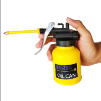 BELTER Oil Can 250cc Tabung Kaleng Besi Semprotan Pelumas Oli 250ml Ujung Kepala KUNINGAN Cocok untu