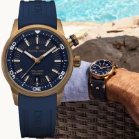 Maurice Lacroix 艾美錶 Pontos S DIVER 青銅 300米潛水機械錶 套錶 送禮推薦 PT6248-BRZ0B-430-4
