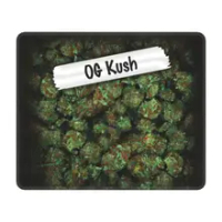 Og Kush Weed Cannabis Mouse Pad Custom Non-Slip Rubber Base Gamer Mousepad Accessories Office PC Desk Mat