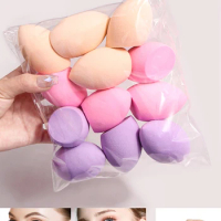 Makeup Sponge,12pcs Water Drop Design cosmetic face sponge Beauty Sponges Egg Shaped Makeup Blender