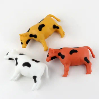 Cow Animal Squeeze Toy Stress Reliever Toy Fidget Adult Squishy Creativity Sensory Toy Gift For Kids Adults