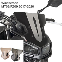 MT09 MT 09 Windshield Windscreen for Yamaha MT-09 FZ09 FZ 09 2017 2018 2019 2020 Wind Screen Shield Airflow Deflectors
