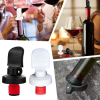1pcs Vacuum Sealed Plug Wine Bottle Stopper Press Beer Wine Stopper Wine Saver Caps Barware Wine Bottle Stopper Kitchen Tools