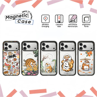 CASETiFY BU2MA Tiger Fat and Happy Hard Plastic Acrylic Case Cover For iPhone 17 Air 16 12 13 14 15 