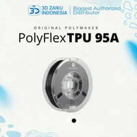 Original PolyMaker PolyFlex TPU 95A 3D Printer Flexible Filament White