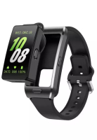 LIGE 二合一智慧手錶/耳機 - 男女通用 - iOS/安卓系統 - IP67防水 - 黑色