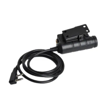 EARMOR Military PTT Adapter M51 Tactical Headset PTT Kenwood &amp; AUX Radio Interface Free Shipping