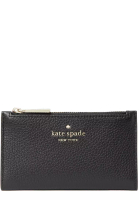 Kate Spade Kate Spade Leila Small Slim Bifold Wallet in Black wlr00395