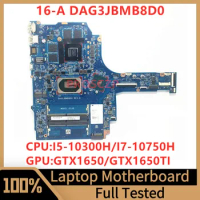 M02035-001 M02035-601 For HP 16-A Laptop Motherboard DAG3JBMB8D0 With I5-10300H/I7-10750H CPU GTX1650/GTX1650TI 100% Tested Good