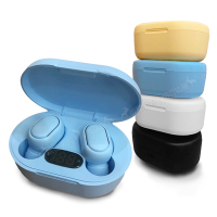 精選MIT 粉嫩彩糖盒 V5.0無線藍牙耳機 數位顯示電量 防潑水降噪運動耳機
