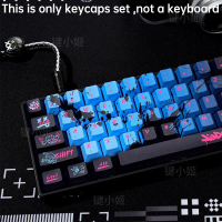 Cherry Shimmering Jinx E sports Game Personality PBT Keycap Customization Hot Sublimation Mechanical