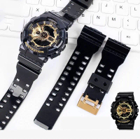 Tali Silikon, Untuk Casio G-Shock GA-100/110 / 140/200 400/700 / 800 Hab / 800, Gantian Lelaki, Jalu