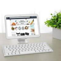 Ultra Thin Keyboard Spanish Portable Wireless bluetooth-compatible Keyboard For Tablet Desktop Laptop Pc Keyboard German 78 Key