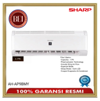 AC SHARP Plasmascluster Garuda Series 1PK AH-AP9BMY dengan Garansi Resmi