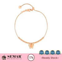 Gelang Emas Bubble Butterfly Gold 17K Semar Nusantara