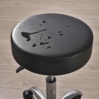 PU Leather Round Stool Cover Waterproof Elastic bar Lifting Footstool Covers All Inclusive Bar Chair Seat Cushion Cover