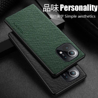 CANVAS CROSS PATTERN SOFT CASE for XIAOMI MI 11 / 11 Lite / 11 Ultra