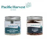壽滿趣 Pacific Harvest 紐西蘭天然海鹽 麥蘆卡煙燻 / 野生紅藻 微量礦物質 野生海藻 煙燻海鹽