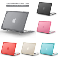 Stand Cover Laptop Case For MacBook Pro 16 Case 2021 For Macbook Pro Air 13 Case 2022 M2 Air 15 M1 For Macbook Pro 14 Case A2442