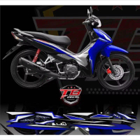 Tem Zin Wave RSX 2025- decal 3 lớp - chống nước siêu bám - siêu dính chống bay màu chống nước - tặng