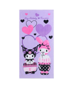 ผ้าขนหนู Doki Mix Characters 16x32 นิ้ว สีม่วง