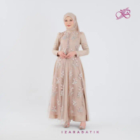 IZARABATIK - IRSYANA Series Raya Collection Exclusive Setelan Baju Couple Sarimbit Keluarga Muslim L