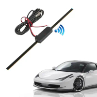 Car Electronic Radio Antenna Windshield AM FM Signal Amplifier Booster 12V Universal Antenna Booster