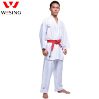 Wesing WKF Approved Karate gi Karate Uniform Dobok Adult Kids Kumite Karate Suit Competition Comfort