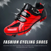 Cycling Shoes Bicycle Riding Shoes Comfortable Flat Racing Speed Sneakers Lightweight with Cleats for Road Bike Mountain Bike