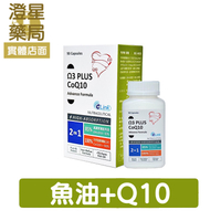 ⭐澄星藥局⭐ 【3件優惠】 利保慷 膠囊90粒裝 魚油 DHA EPA Q10