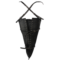 [NXAKLJHFEUIOUYATEO-PIJWKHAUFEBKZBVATR-NXALKFJEIOVYOSEVJBS]  Restraint Adjustable Leather Back Armbi