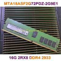 1 PCS For MT RAM 16GB 16G 2RX8 DDR4 2933 PC4-2933Y ECC Server Memory MTA18ASF2G72PDZ-2G9E1