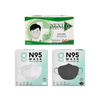 สินค้าดี  บล็อกบัสเตอร์ Next Health Mask N95 (1 กล่อง 30 ชิ้น) / G MASK N95 (1 กล่อง 20 ชิ้น) กรอง 4